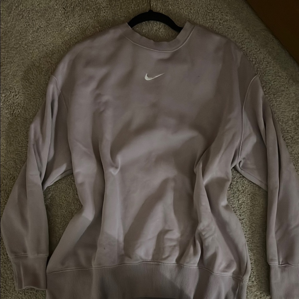 Nike purple gray crewneck